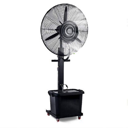 VENTILADOR INDUSTRIAL DE PEDESTAL CON NEBULIZADOR 26 PULGADAS