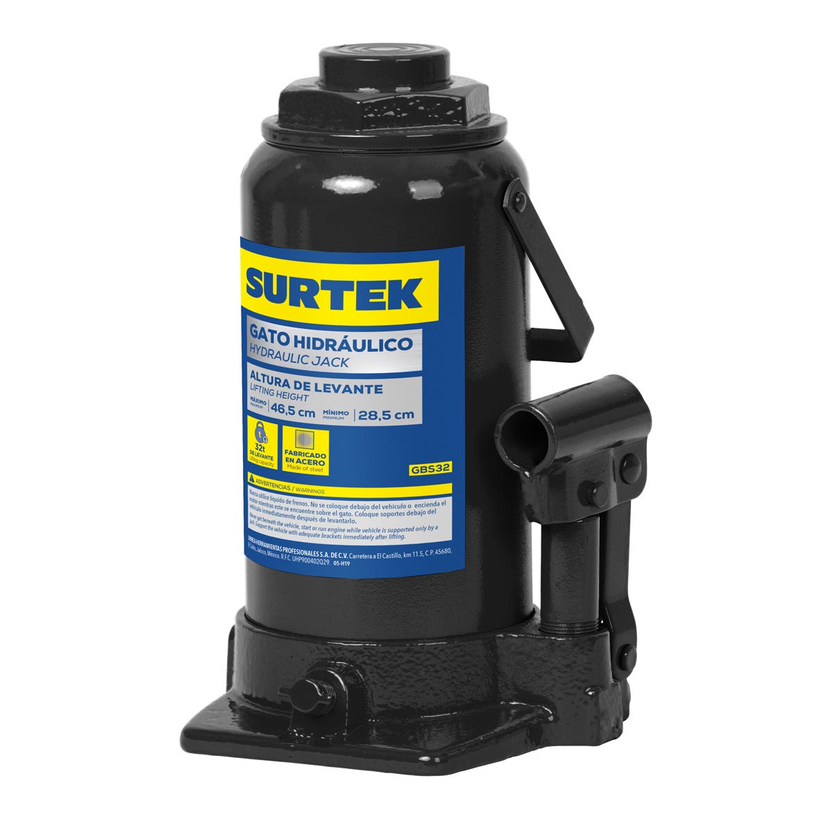 Gato hidraulic botella 32t (TWS-GBS32) - URREA