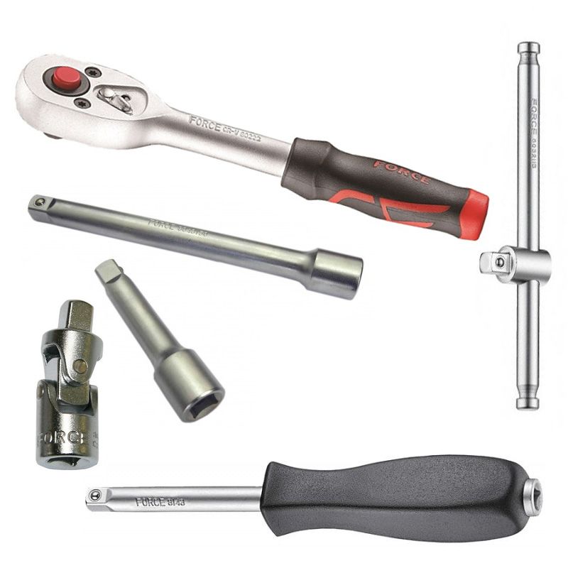 Jgo. dados []1/4" mm./pulg. (2312-5) - FORCE