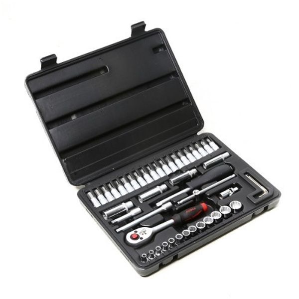 Jgo. dados []1/4" 46 pzas. (2461-5) - FORCE