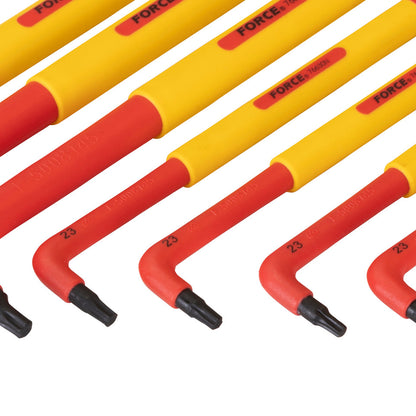 Jgo llaves torx 9 pzs. 1000v (K50926N) - FORCE