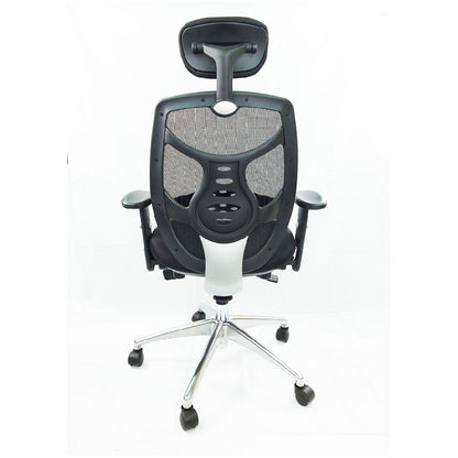SILLA GERENCIAL BASE ALUMINIO ERGONÓMICA
