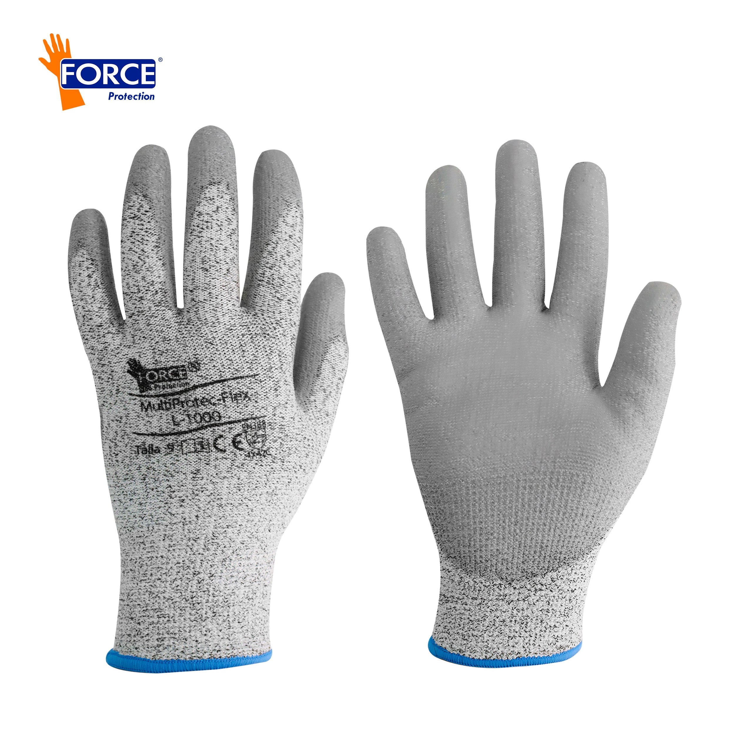 GUANTE MULTI-PROTEC FLEX NITRIL L-1000 GRIS 9