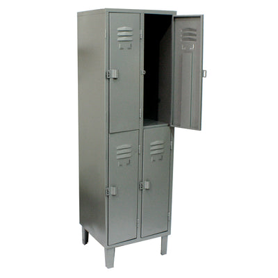 LOCKER 2 CUERPOS 2 CASILLEROS