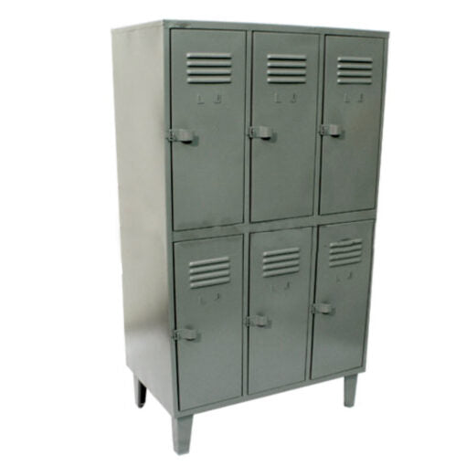 LOCKER 3 CUERPOS 2 CASILLEROS