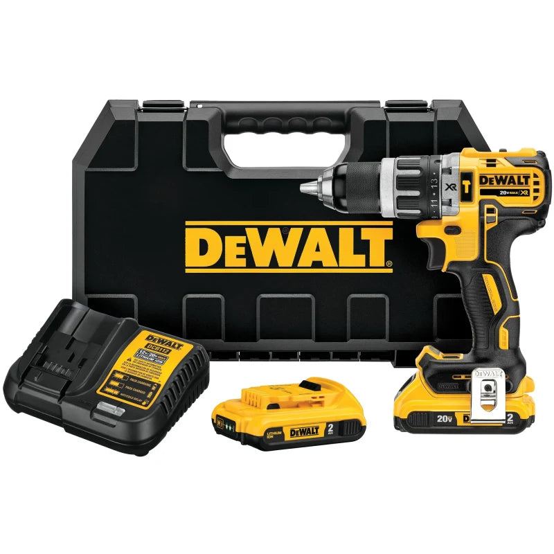 Taladro Perc. Compacto Inal. 20V Litio-Ion Brushless +  2 baterías de 2Ah + Cargador + Maleta de traslado