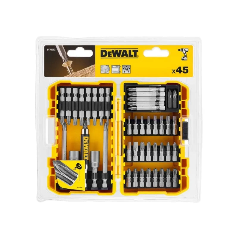 Juego de 45 puntas para atornillar tipo Tough Case