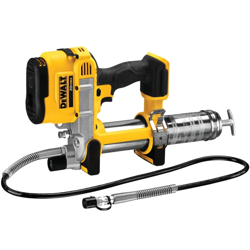 Pistola Engrasadora 20V MAX*. 5oz/min.. manguera flexible 42" largo I No incluye baterías ni cargador