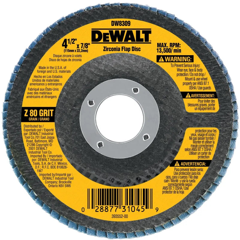 DISCO TRASLAPADO DW ZIRCONIA 115mm Z80