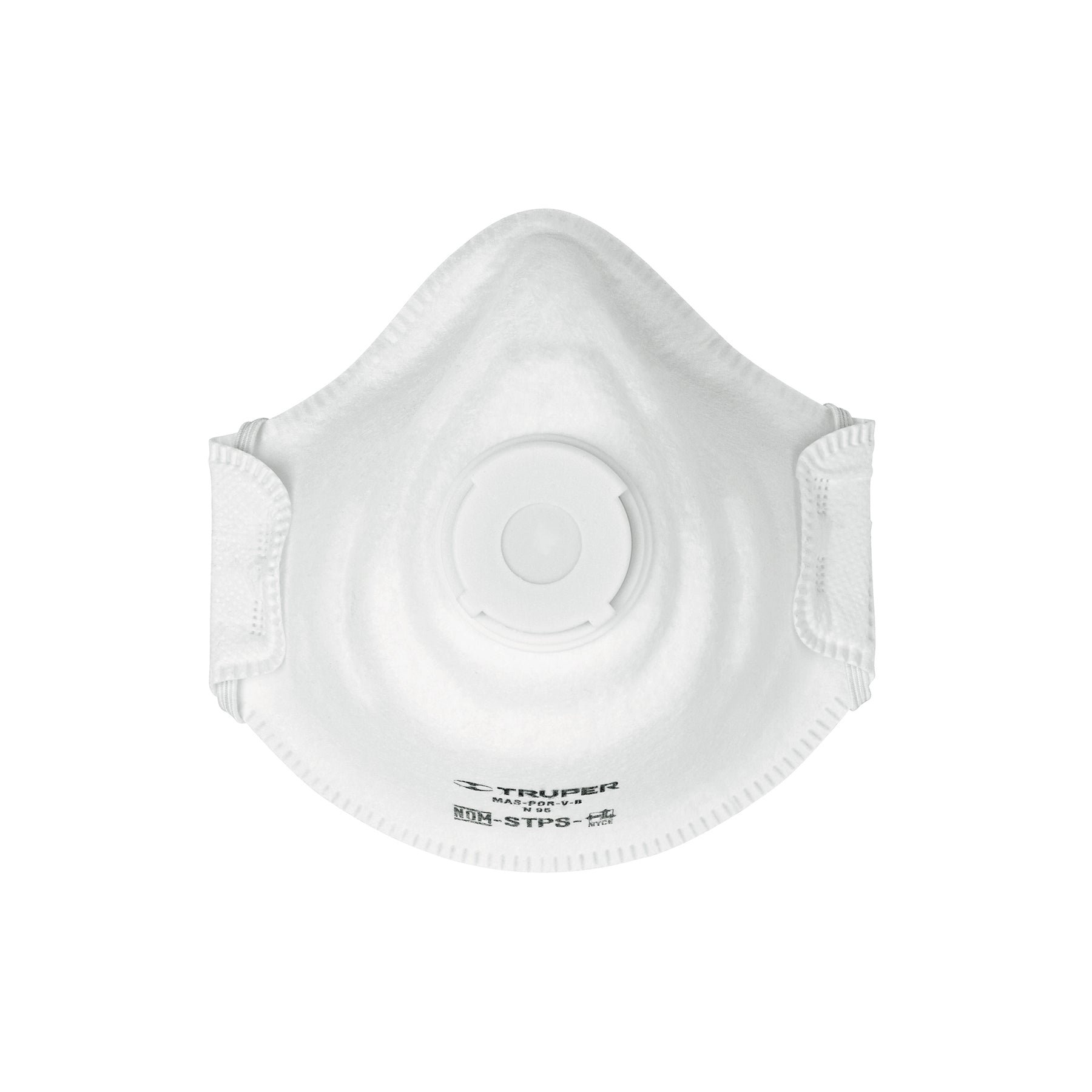 RESPIRADOR TRUPER C/ VALVULA P/POLVO Y PARTICULAS # MAS-POR-V-B (19757)