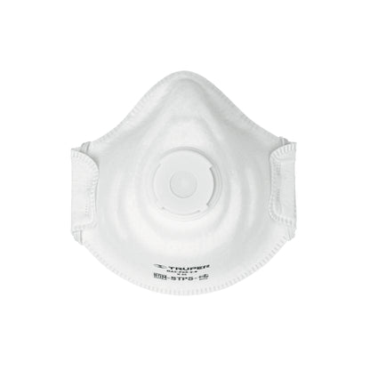 RESPIRADOR TRUPER C/ VALVULA P/POLVO Y PARTICULAS # MAS-POR-V-B (19757)