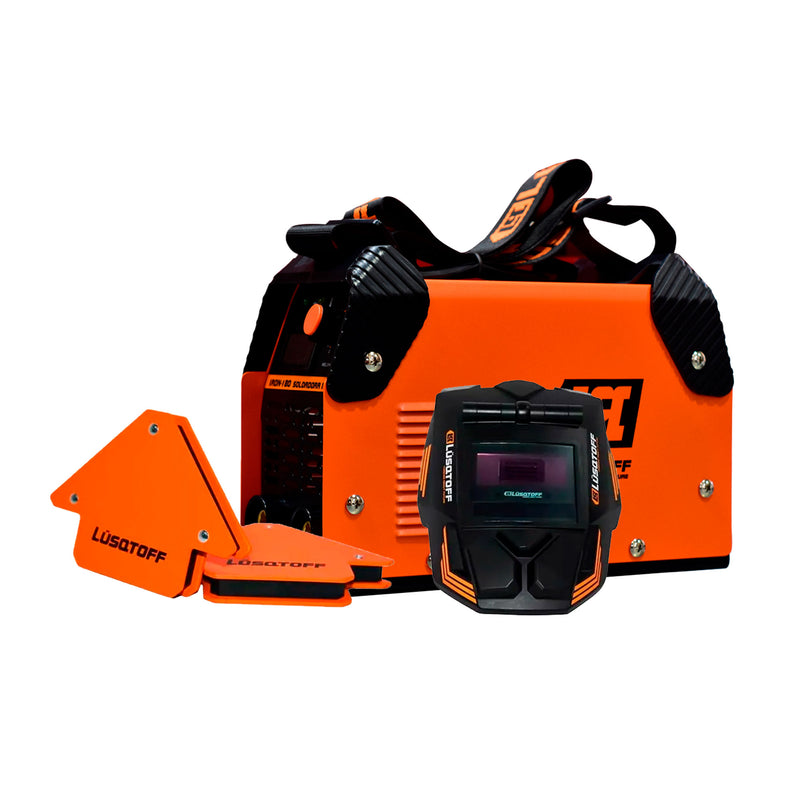 Soldadora Inverter 160 amp con accesorios Lusqtoff