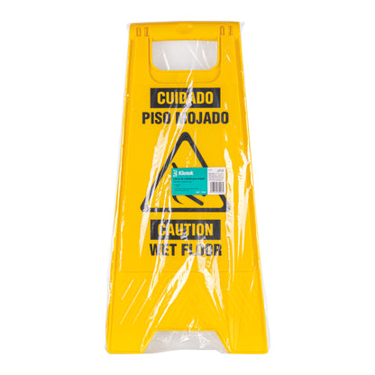 SEÑALETICA TRUPER PISO MOJADO PLEGABLE ALTURA 62 CM. # RESBA-60P (23020)