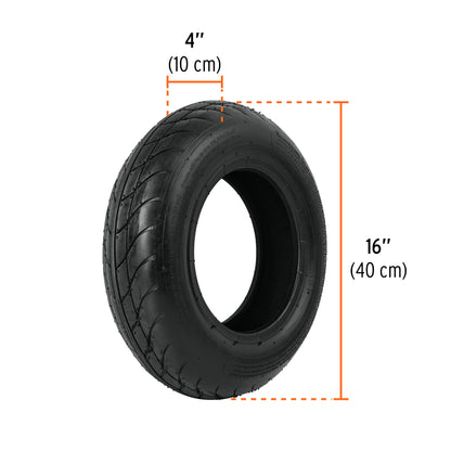 NEUMATICO TRUPER P/CARRETILLA 2 TELAS S/CAMARA 16" # SS (11856)