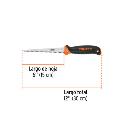 SERRUCHO TRUPER PARA MUROS DE YESO HOJA 6" # STP-6X (18174)