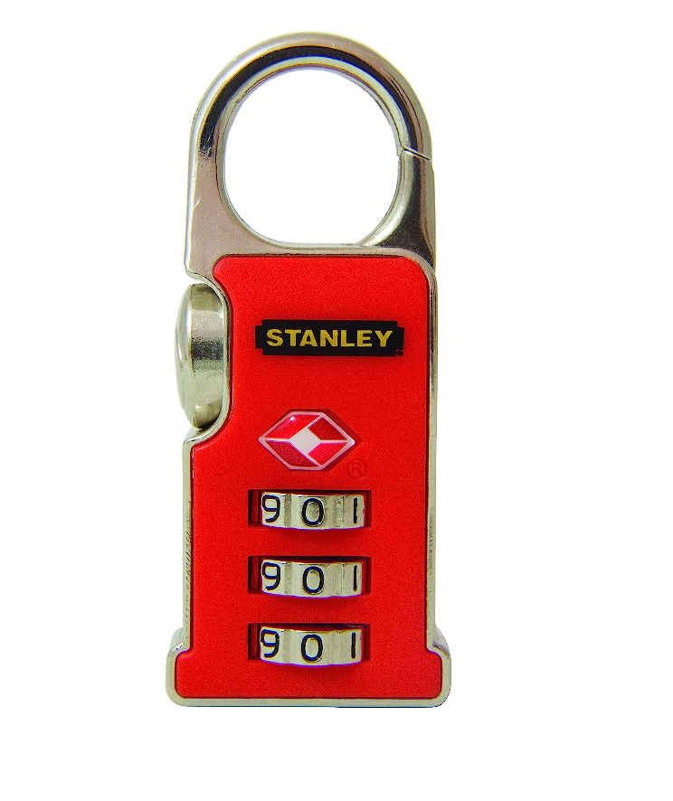 Candado STANLEY para viaje maletas herramientas y lockers TRAVELMAX 30mm