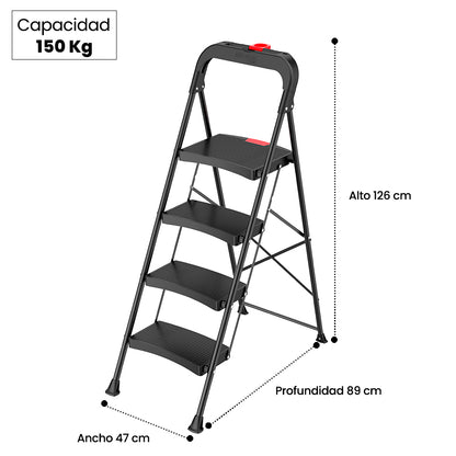 PISO ESCALERA PLEGABLE 4 PELDA OS LUXURY MAGNA PLUS