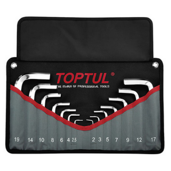JGO. LLAVES ALLEN 2 A 19 MM. 14 PCS.