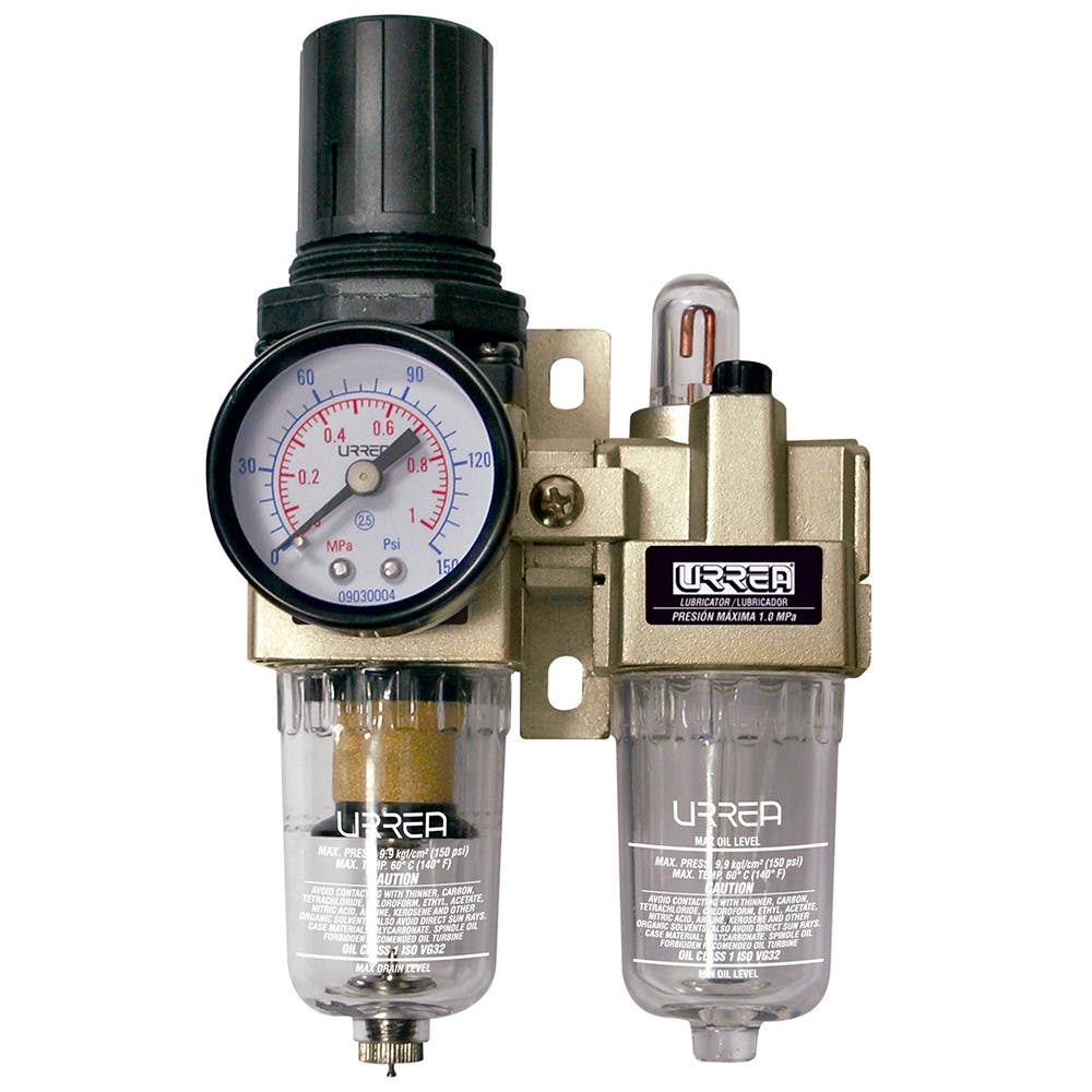 "Filtro reg/lubri aire 1/2""NPT" (TWS-UPWL4) - URREA