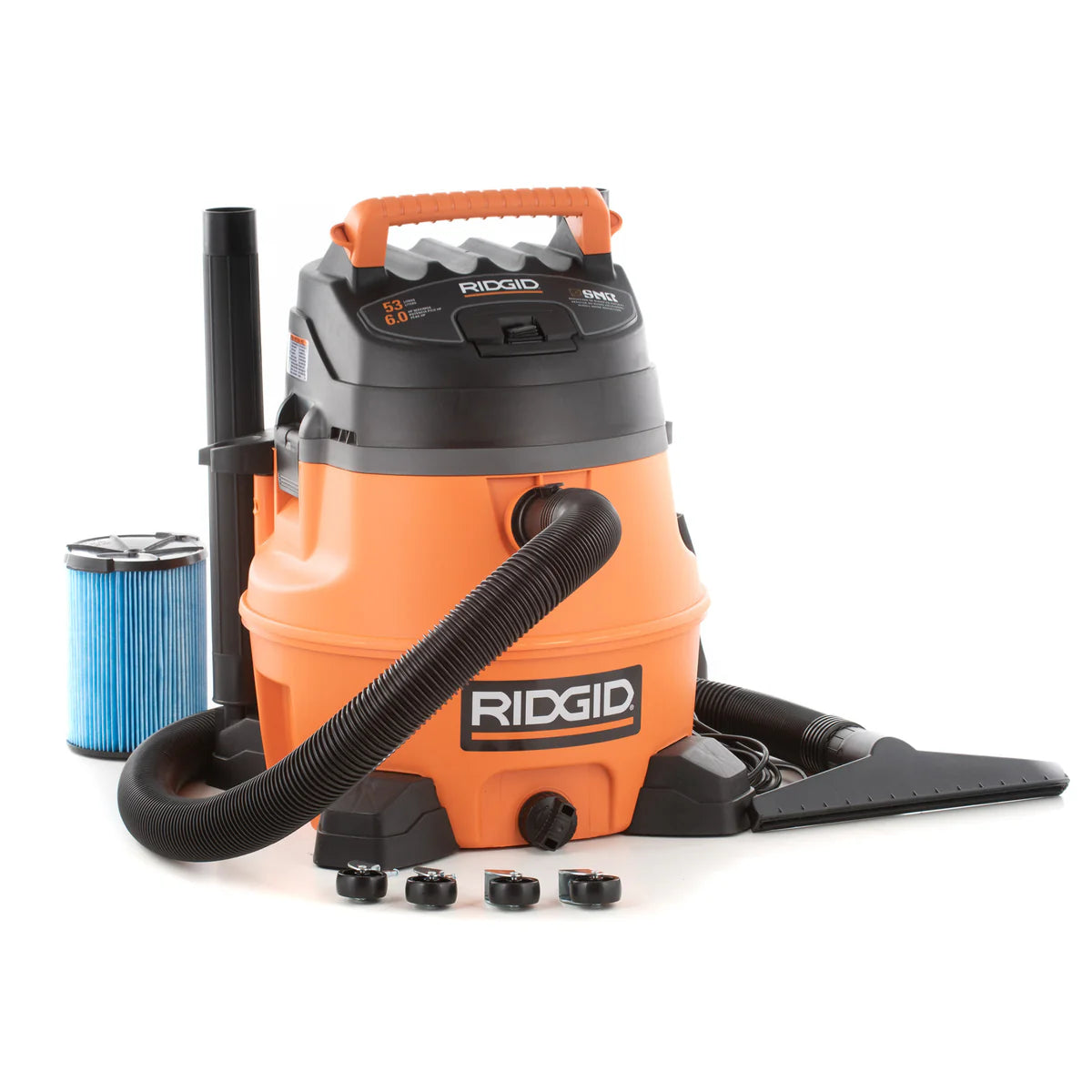 Aspiradora #wd-1455  6.0 hp. 53 lt. (50898) - RIDGID