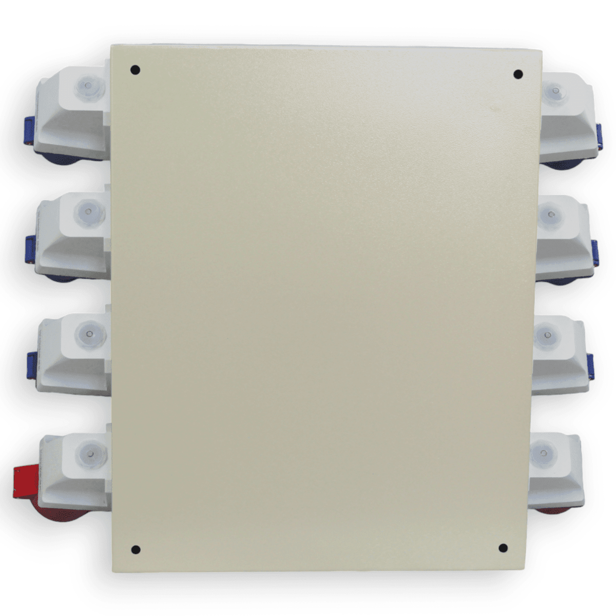 Tablero metálico industrial de faena con parada emergencia 380V