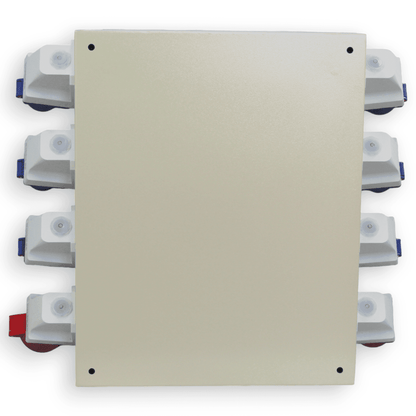 Tablero metálico industrial de faena con parada emergencia 380V