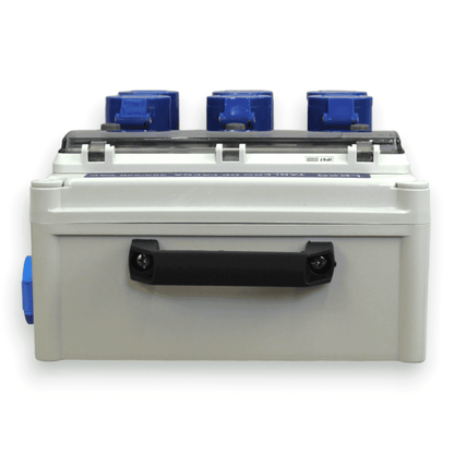 Tablero metálico industrial de faena con parada emergencia 380V/220VAC