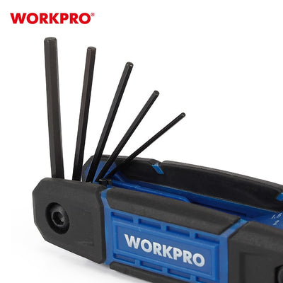 Juego de llaves allen plegable WORKPRO