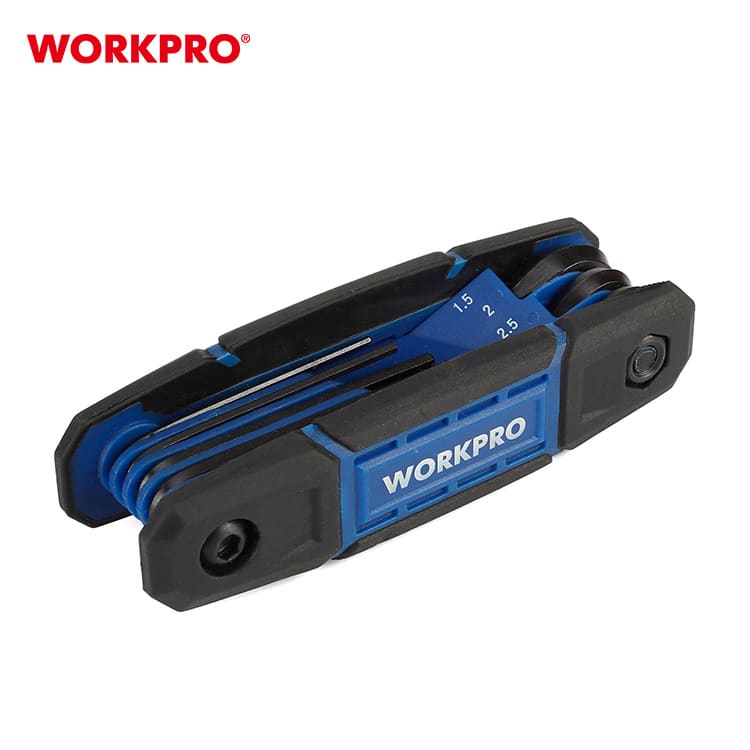 Juego de llaves allen plegable WORKPRO