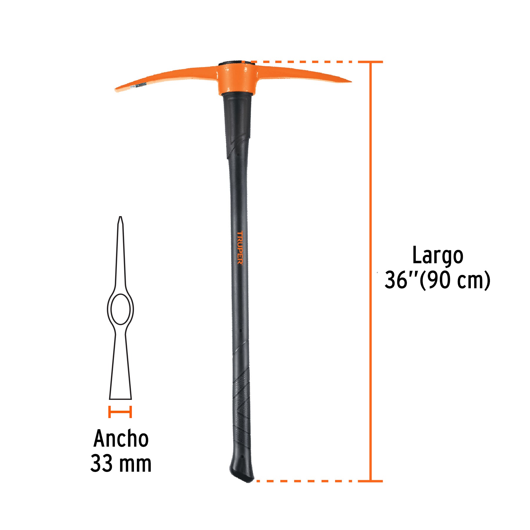 PICOTA TRUPER 5 LBS MANGO FIBRA VIDRIO # ZP-5M (18646)