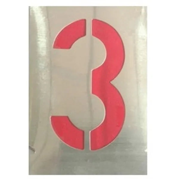 Jgo. numeros de zinc  80 mm.  p/marcar (2374) - COCACO ANGELITO