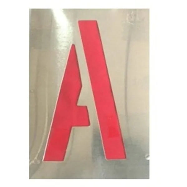 Jgo. letras de zinc  30 mm.  p/marcar (2373) - COCACO ANGELITO