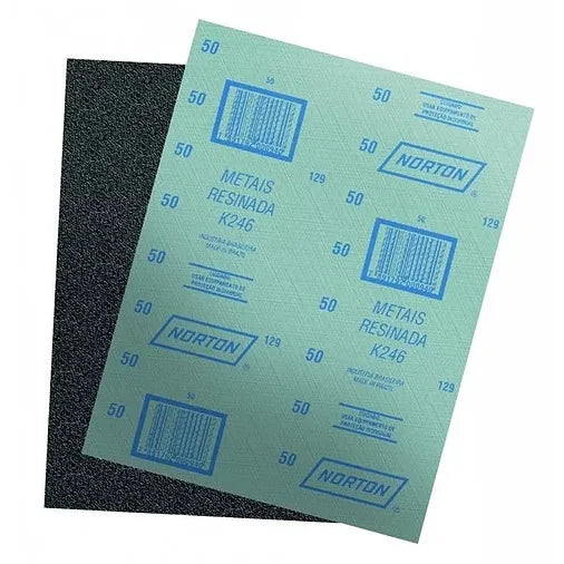 Pliego de lija esmeril  #40 (k246) - NORTON