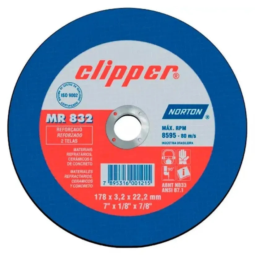 Disco corte  7"  #mr-832 p/piedra (10057389) - NORTON
