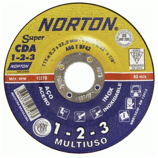 Disco corte/desbaste 7" bda443 (15018552) - NORTON