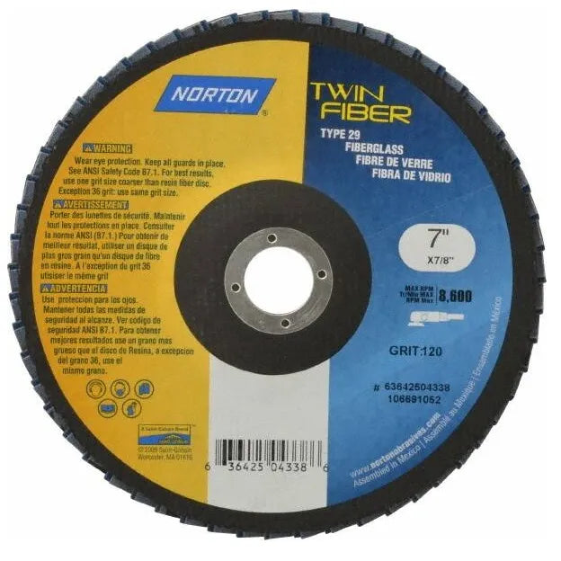 Disco laminado 7.0" gr. 40  twinfiber (10097790) - NORTON