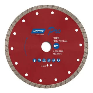 Disco diamantado 9" turbo continuo (15039696) - NORTON