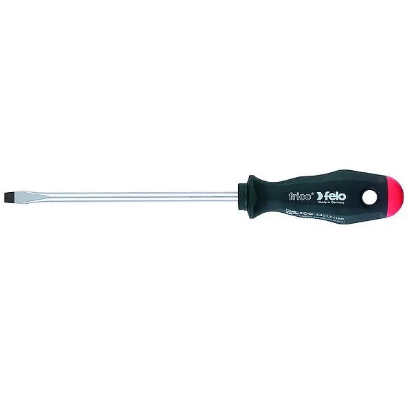 Destornill.plano 4.0x200mm m/negro (40004710) - FELO