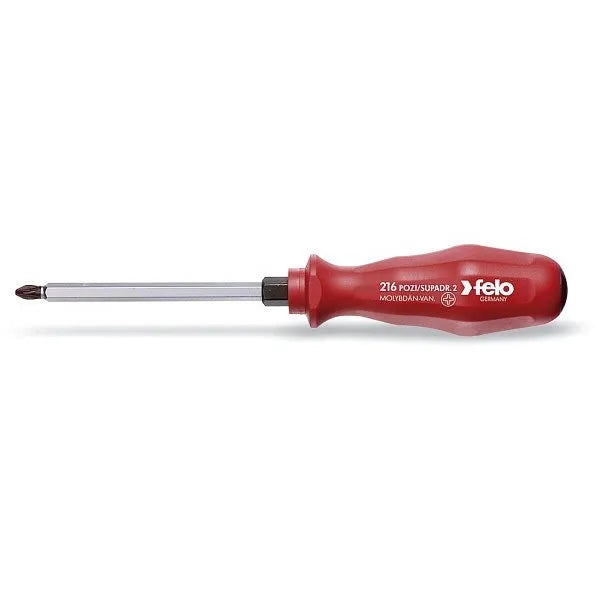 Destornill.cruz pz2x100mm hexag.rojo (21620390) - FELO