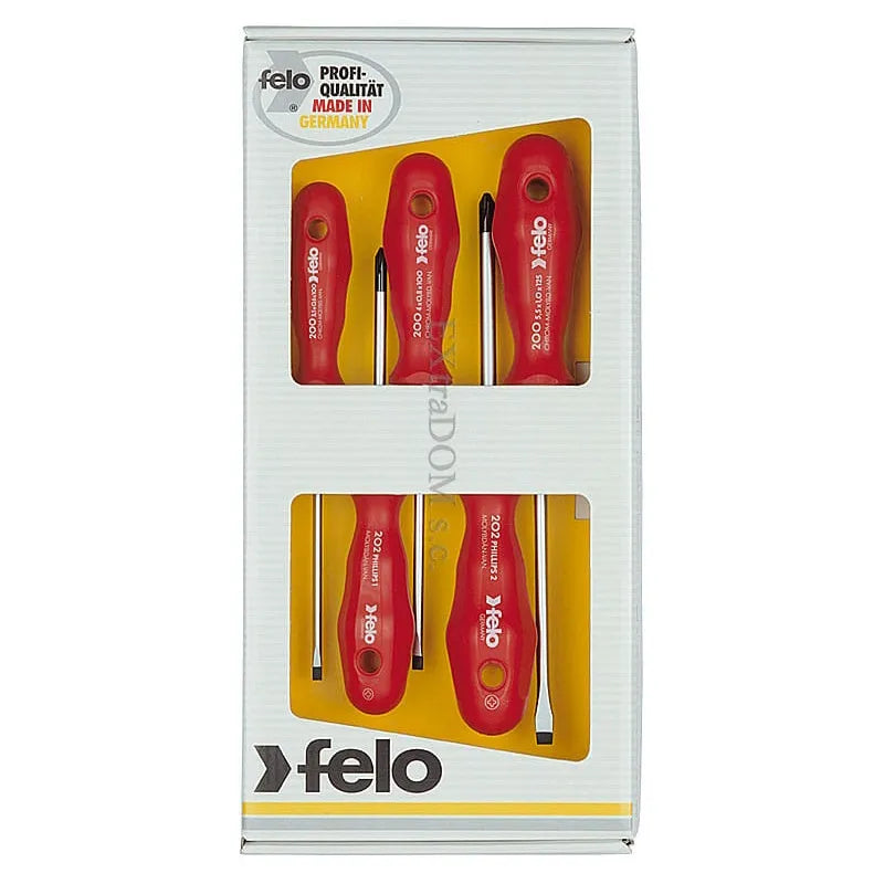 Jgo. destornill. 5p/2c m/rojo 7pzas (FELO0003) - FELO