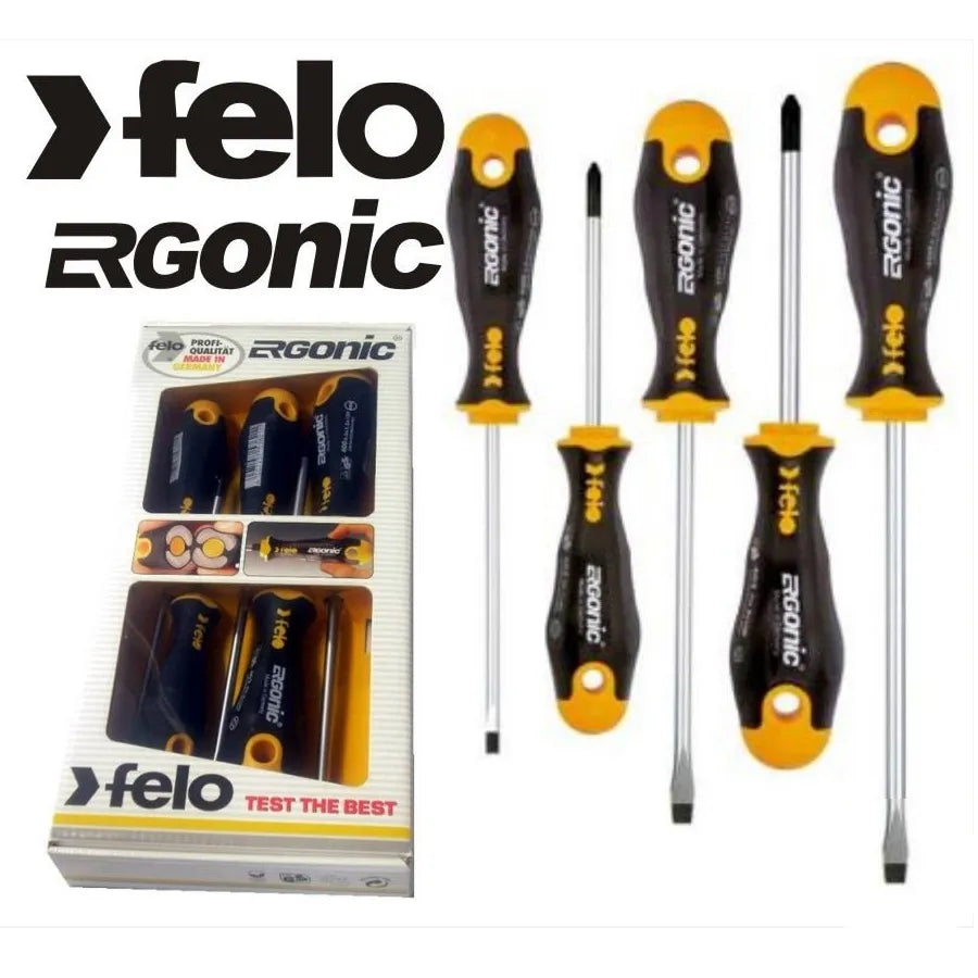 Jgo. destornill. 3p/2c m/ergonic 5pzas (40095118) - FELO