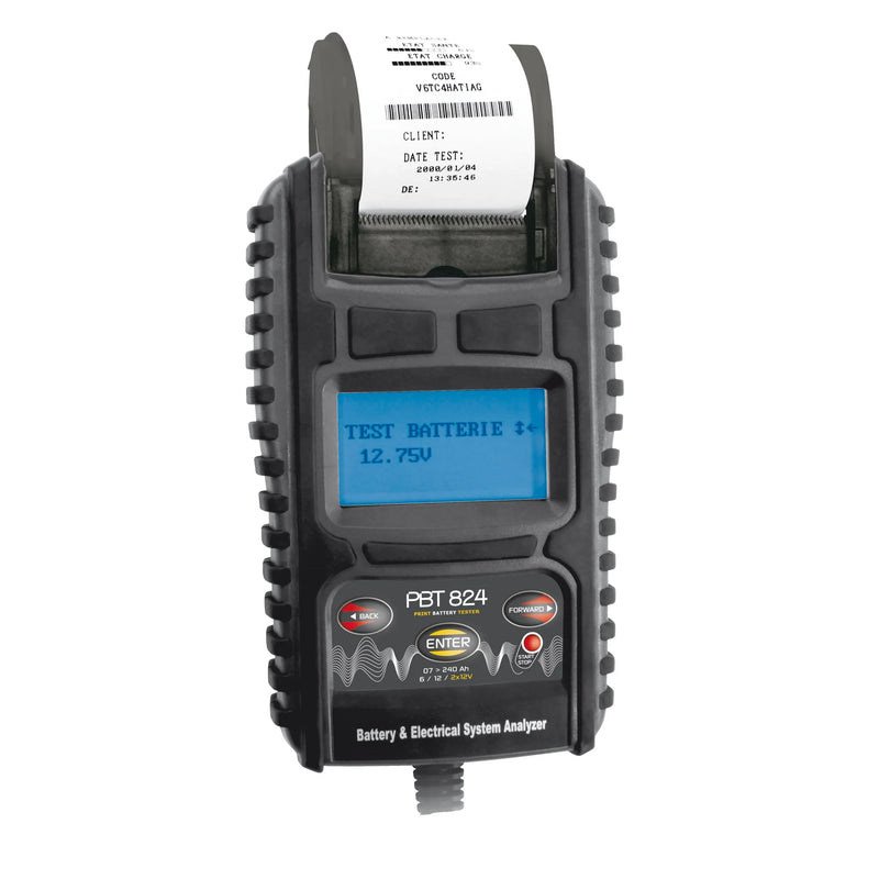 Tester de baterias #pbt824 con impresora (25738) - GYS