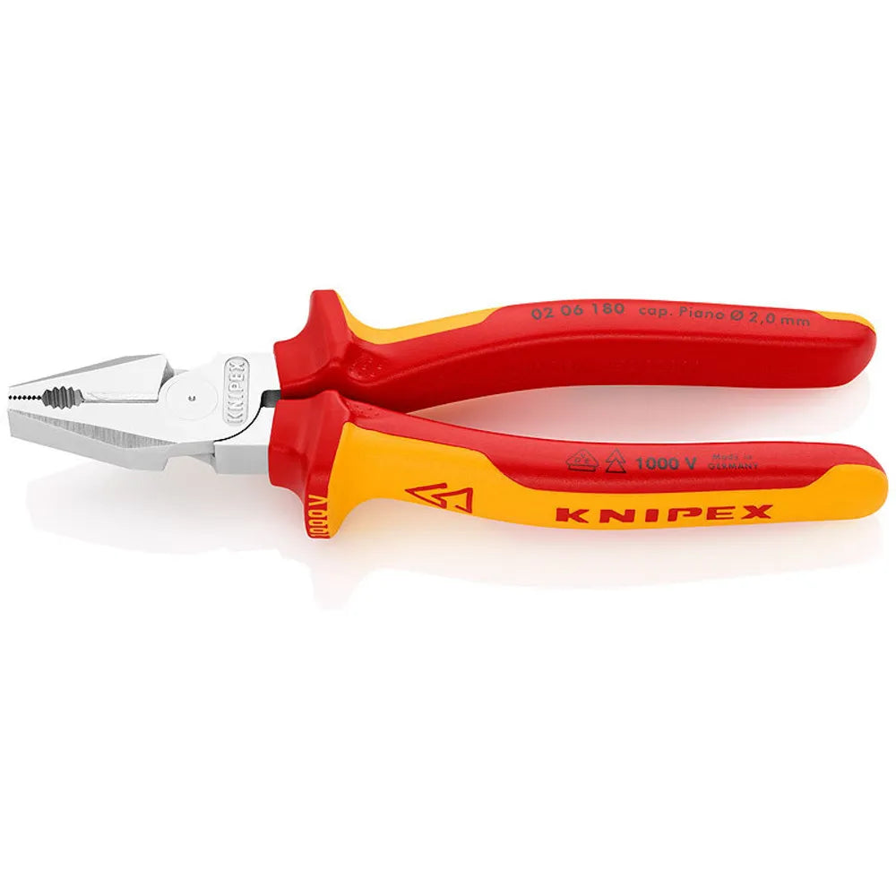 Alicate universal 7" t/pesado 1000v. (206180) - KNIPEX