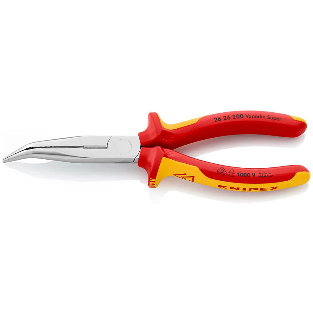 Alicate boca cigüeña 8" 1000v. (2626200) - KNIPEX