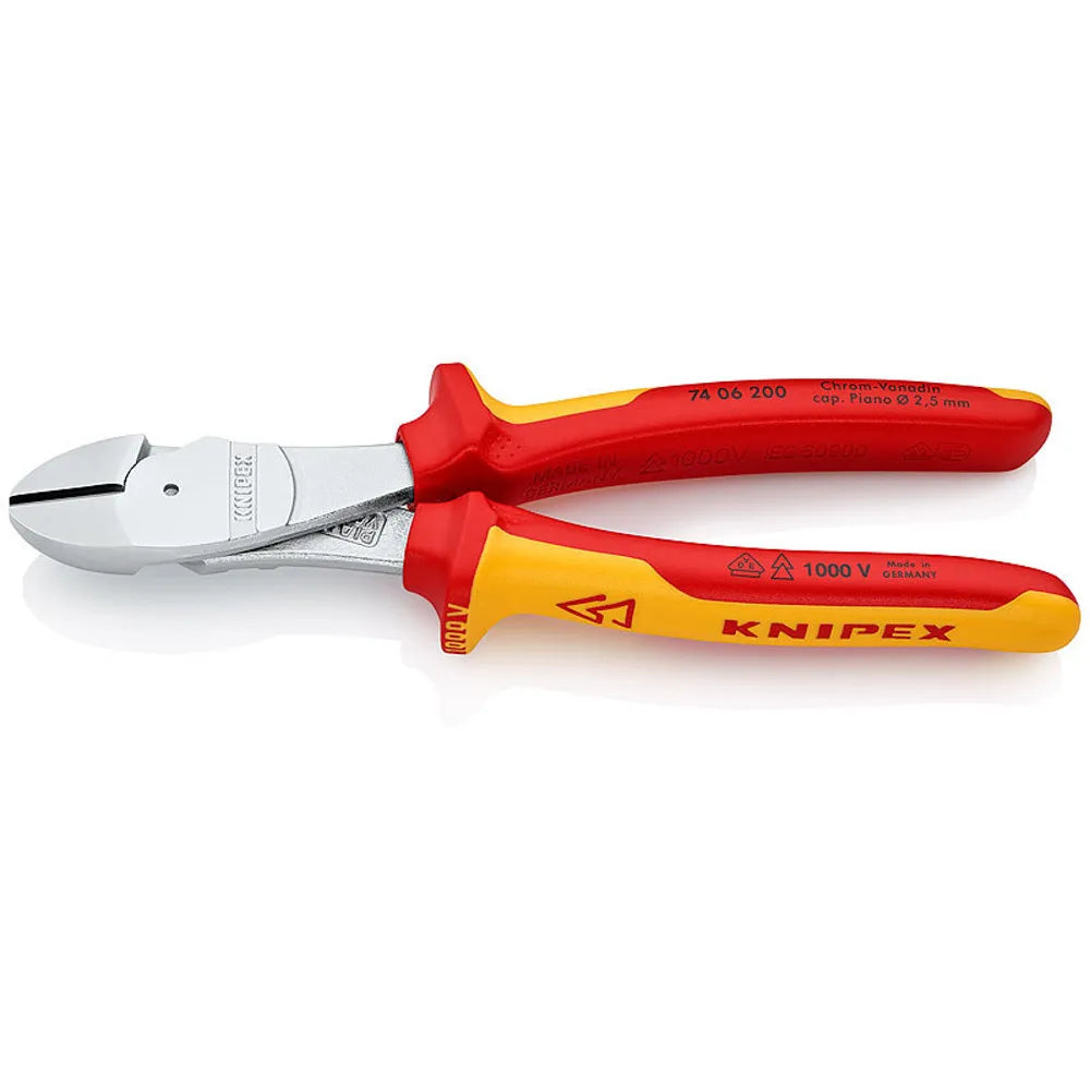 Alicate corte diagonal 6" 1000v. (7406160) - KNIPEX