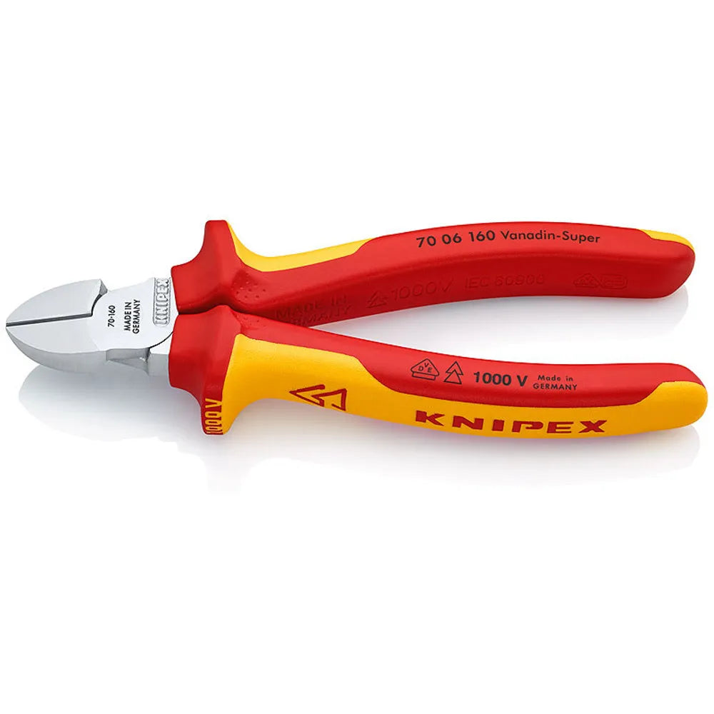Alicate c/lateral  6"  1000 v. (7006160) - KNIPEX