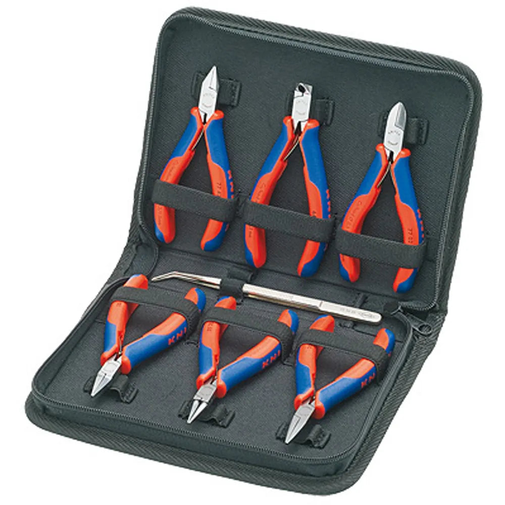 Jgo. alicates precision 7 pzs. (2016) - KNIPEX