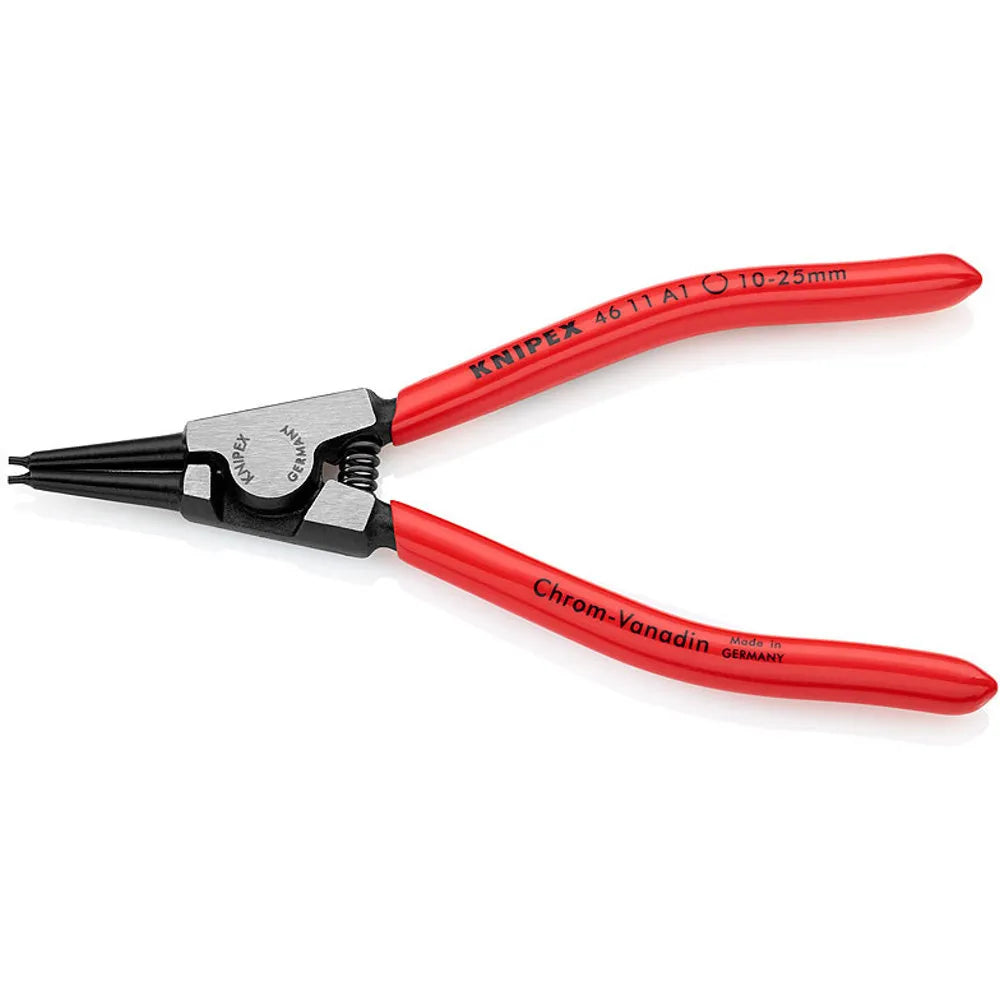 Alicate p/seguros  5.1/2" ext.recto (4611a1) - KNIPEX