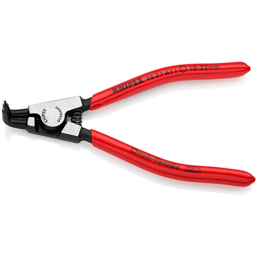 Alicate p/seguros  7" ext.curvo (4621a21) - KNIPEX