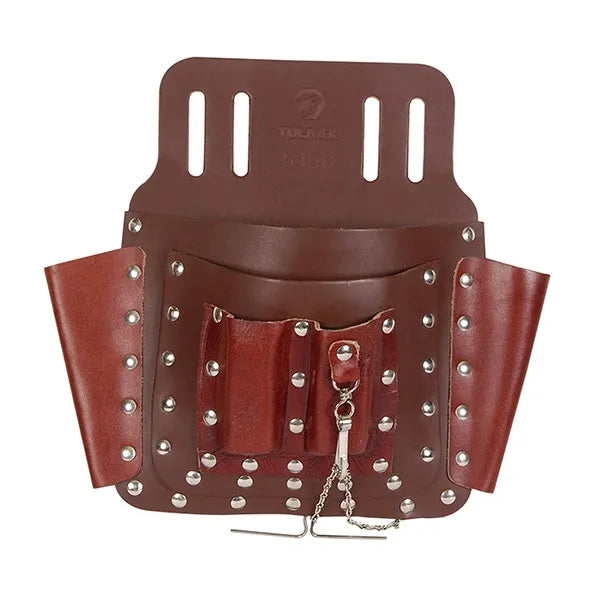 Portaherramientas de cuero 6 comp. (5168) - TULMEX